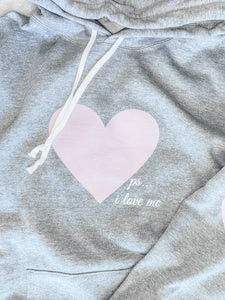 'ps...i love me' hoodie