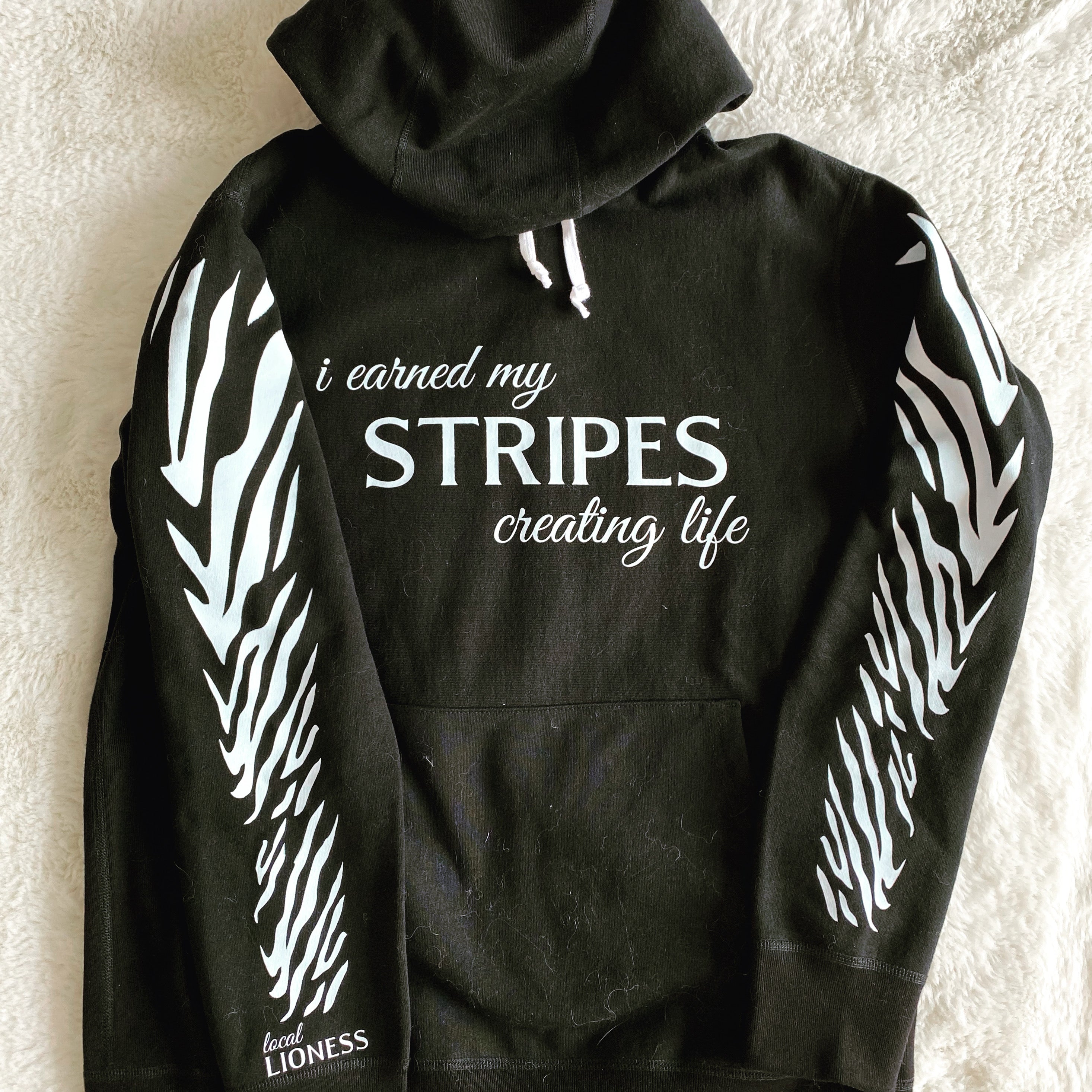 'stripes' hoodie